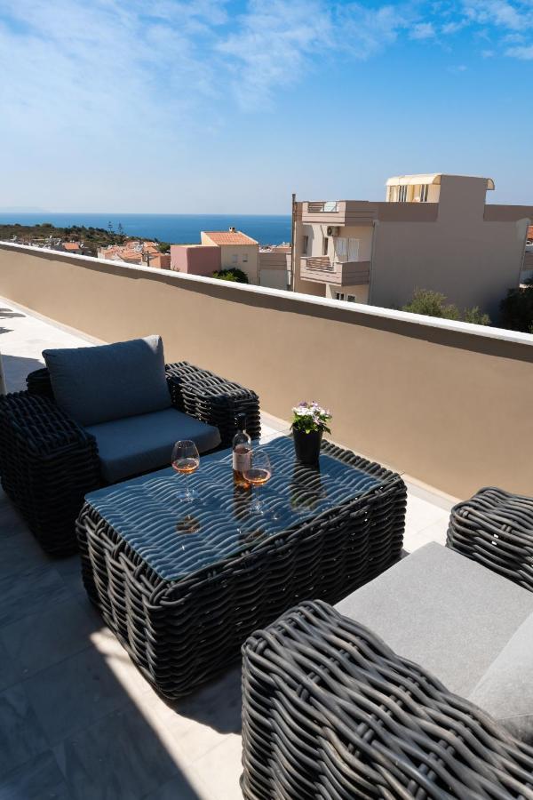 Procris Villas Breathtaking Sea View Kalathas Buitenkant foto